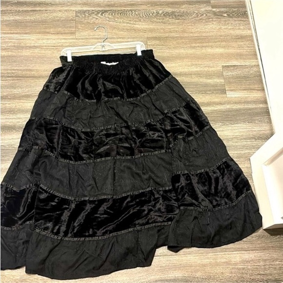 Made in India Black Maxi Skirt Size Small (Super Oversized size 2X) - Picture 1 of 7